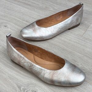 Born Shimmering Silver Women's Loafers